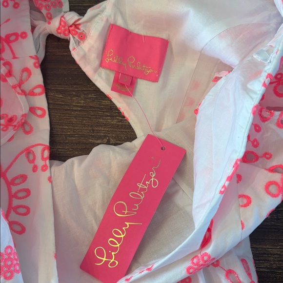 Lilly Pulitzer Lillyanne Midi Dress Karmic Coral Size 2 NWT - Picture 6 of 11